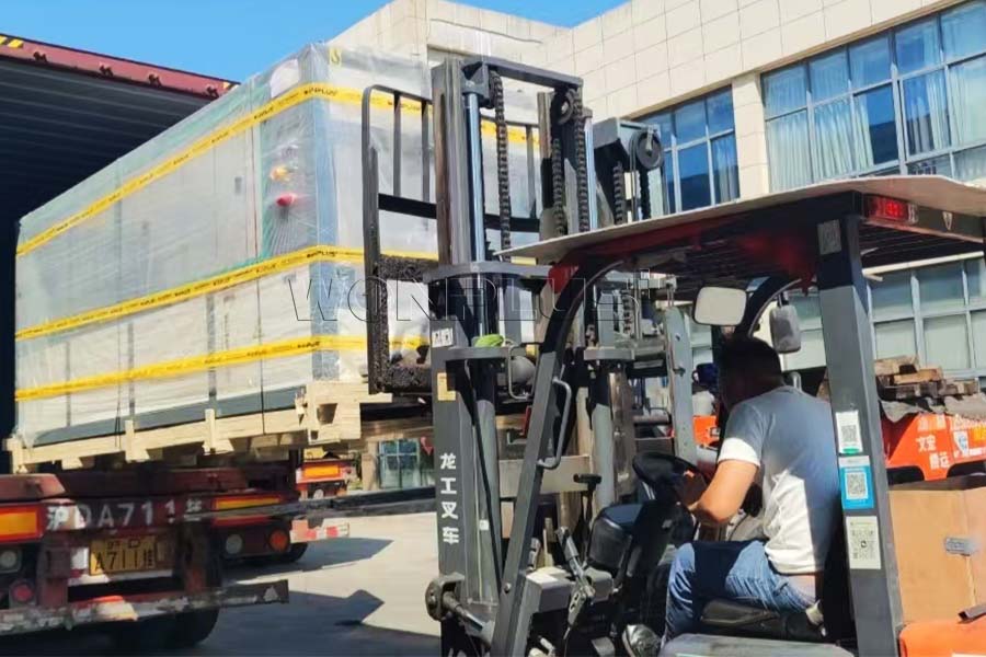 加一精工定制PVC 管材&造粒挤出生产线完成装运